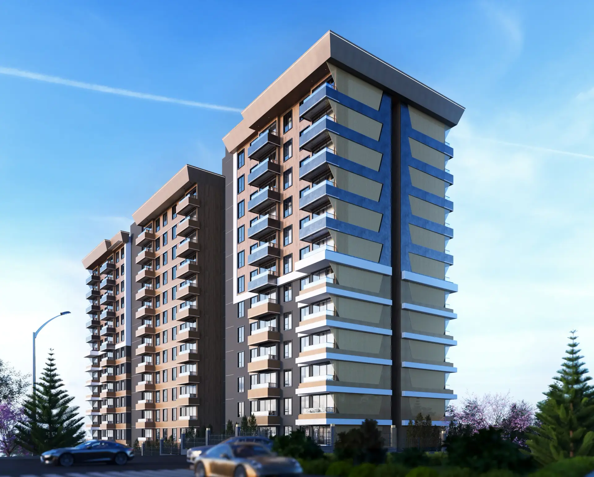 Violetta Meridian, Dış Cephe