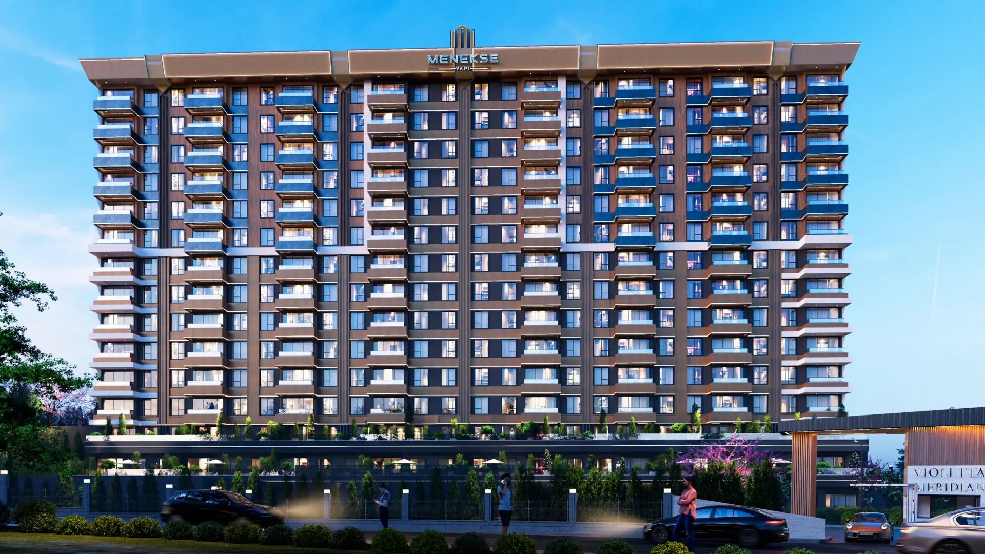 Violetta Meridian, Dış Cephe